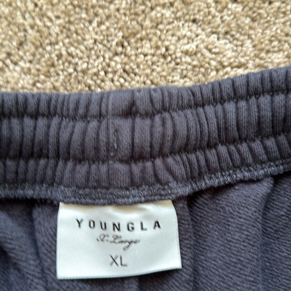 YoungLa 245 Autograph Jogger Athletic Gym Sweatpants Dark Grey - Picture 5 of 10